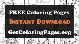 Cute animal coloring pages