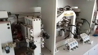 #interiorwork how is working edge banding machine juste see😲😲