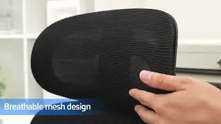 SUNNOW ERGONOMIC OFFICE CHAIR WITH FLIP UP ARMREST, DYNAMIC LUMBAR SUPPORT