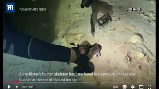 Daily Mail   Human SKELETON that hasn't been seen in 8,000 years found underwater in Mexican cave