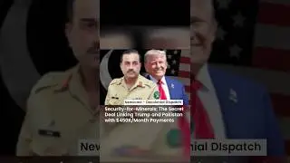 The Secret Deal between Trump and Pakistan with USD 450,000 Per Month Payments
