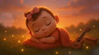 Marimba Fireflies Dancing 💤 #baby #sleep #music #calming #Bedtime #Naps #Night #routines #Relaxing