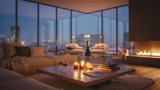 Penthouse de Nuit 🌙 Ambiance D&eacute;tente & Musique Lofi pour Se Relaxer (4 Heures)