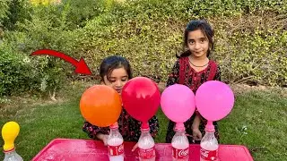 Baking Soda and Vinegar Balloon Experiment (Reaction)