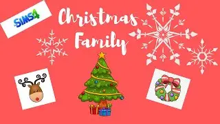 The Sims 4 Christmas Family CAS/The Sims Girl