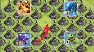 WIZARD TOWER BASE VS ALL DRAGONS || CLASH OF CLANS