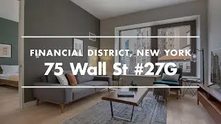 Apartment Tour in NYC | One Bedroom Furnished Apartment in Wall Street, Financial District NY