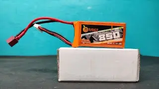 Unboxing Orange🍊 850mAh 3s LiPo Battery from Robu.in