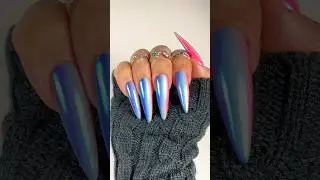 Holographic Nail Design Tutorial #nailart #nailtutorial #naildesign #nails