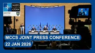 Joint Press Conference during NATO Military Committee in Chiefs of Defence Session, 22 Jan 2026