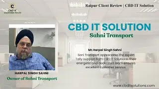 Client Testimonial Video | Sahni Transport | Tally User Review | Tallyprime
