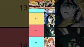 TOP 20 CHARACTERS TO PICK! CHOOSE A 6 STAR TICKET TIER LIST! 2025 End of Year! Bleach: Brave Souls!