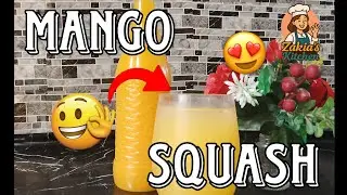How to make mango squash at home in easy way