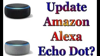 How to update firmware of Amazon alexa echo dot