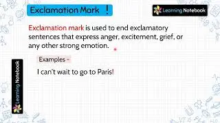 Punctuation: Exclamation Mark