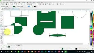 Corel draw | Tools | shape tool | ellipse tool | Rectangle tool | three point ellipse & rectangle