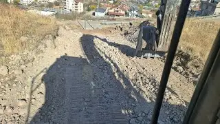 Ekskavator ile yol açma 