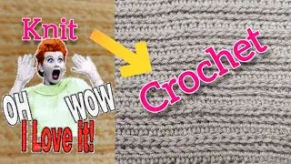 Speckled Rib Stitch vs. HDC in 3rd Loop Stitch | How to make your Crochet Look Like Knit (Episode 6)