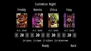 FNaF CO OP -  FNaF 1 4/20 Solo Perkless