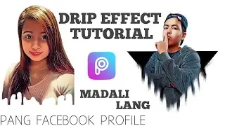 PICSART DRIPPING EFFECT TUTORIAL | PICSART EDITING | TRIANGLE CUTOUT