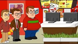 Tod Orders too many food/Holds up the line/Kicked out