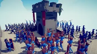 1 Tower VS 100 Every Units! TABS Every Faction Vs Tower
