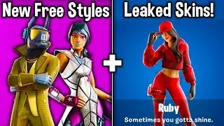 ALL v10.40 SKINS LEAKED! NEW MAP! FREE SKIN STYLES! New Skins + MORE! (Fortnite Battle Royale)