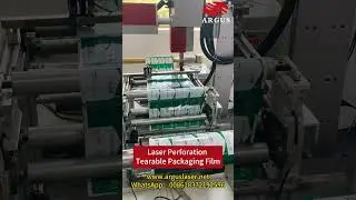 Laser Perforation for Tearable Packaging Film - Packaging Opening with Precision#packaging #laser