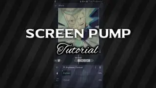 Screen Pump Tutorial (Alight motion)