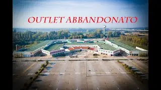 Outlet nuovo ma completamente abbandonato, abandoned shopping center - drone exploration