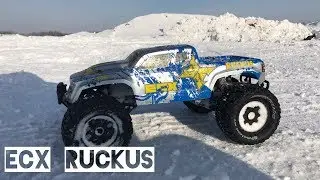 Снег и ECX Ruckus | test drive ecx ruckus | тест драйв ECX |