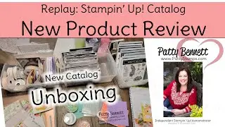 Product Review & Unboxing with lots of Samples! New Stampin' Up! catalog