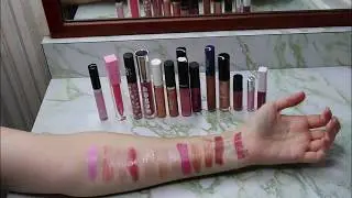 My 2020 Lip gloss Inventory and PP with Swatches!