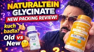 Naturaltein Magnesium glycinate new Packing review | Old vs New! #naturaltein #magnesiumglycinate 