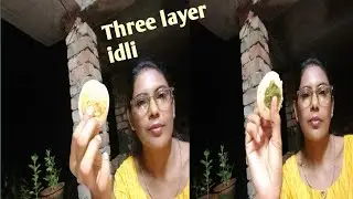 Three layer idli.How to make idli. National flag  colour idli.