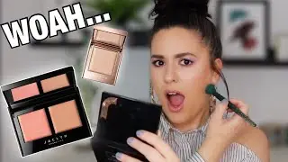 JACLYN COSMETICS Румяна и бронзер Duo ​​и мини-хайлайтер ACCENT | Полный обзор и демонстрация