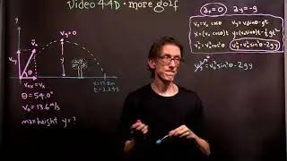 PHY 102 Video 4-4D: General Launch Angle: More Golf