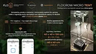 FLOGROW Micro tent growbox 40x40x120cm