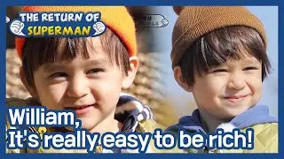 William, It's really easy to be rich! (The Return of Superman) | KBS WORLD TV 201213