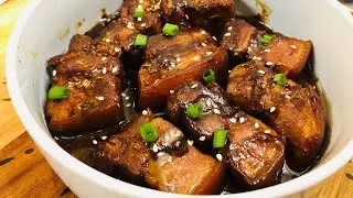 Melt-in-your-mouth PORK BELLY MISO l BRAISED PORK BELLY IN MISO