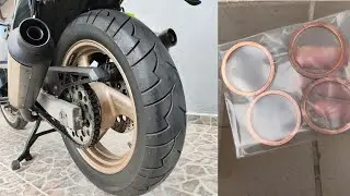 Tubo de escape reparado✅ Suzuki GSX 750/600 F Katana (2/2)