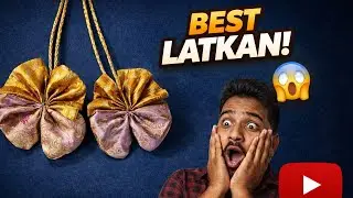 Blouse Dori Latkan Making | Fabric Flower Design | Blouse Dori Latkan Kuttadam @EhsanxDesigner 