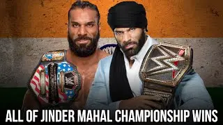 All Of Jinder Mahal Championship wins in WWE - HD
