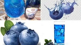 Blue Lagoon mocktail || blue berry drink || Easy Blueberry drink #easycookingwithfarhat