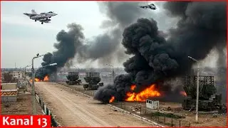 Боевые действия французских истребителей Rafale против России с применением ракет SCALP.