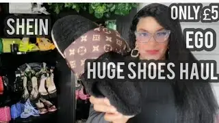 Huge shoes haul / ShEIN & EGO my most adorable shoes haul collection 2023 part 1 shoes haul