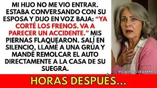 Escuché a mi hijo decir que había cortado los frenos de mi auto  Salí y llamé a una grúa…
