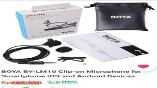 BOYA BY-LM10 LAVALIER MICROPHONE SUPERB SOUND FOR AUDIO AND VIDEO RECORDING