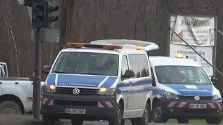 Stra&szlig;enverunreinigung durch Baustelle auf Bundesgrenzschutzstra&szlig;e in Bonn-Vilich-M&uuml;ldorf am 13.01.21