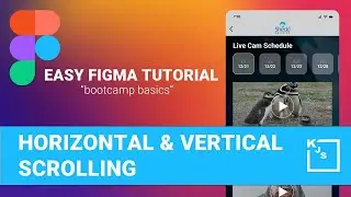 Easy Horizontal & Vertical Scrolling // Quick Figma Tutorial